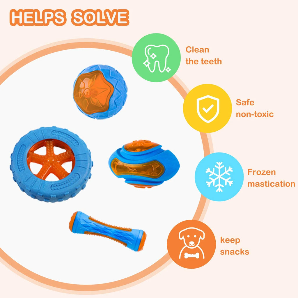 🐶 Jouet à mâcher sonore pour chiens – Réduit l'ennui et protège vos affaires