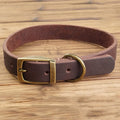 🐶 Strong and stylish leather dog collar – Total control with maximum comfort