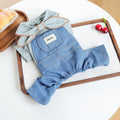 🐶 Denim Dog Overalls | Comfortable, breathable and modern look ⭐ 4.8/5 (1,200+ customers)
