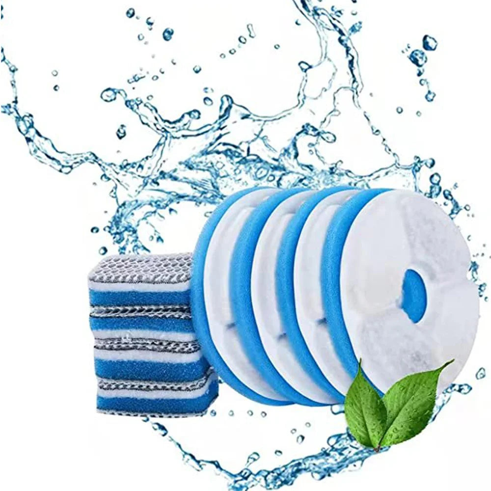 2L Stainless Steel Smart Pet Water Dispenser Auto Circulates Flowing Water Water Cats Dog Drinking Bowl Visual Level 5000mAh