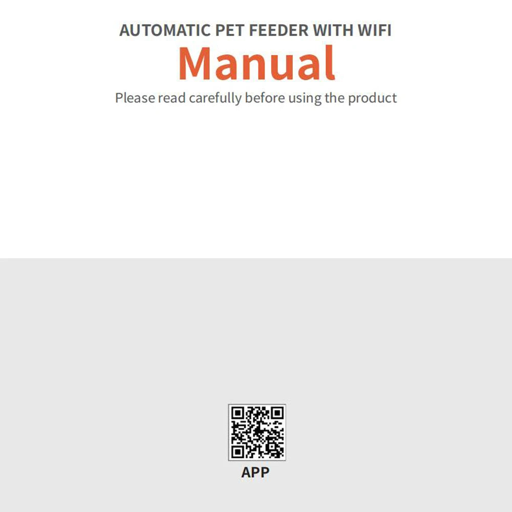 Tuya Smart APP Pet Feeder Cat Dog Food Dispenser Suitable For Small And Medium-Sized Cats And Dogs Mobile Phone Remote Feeding