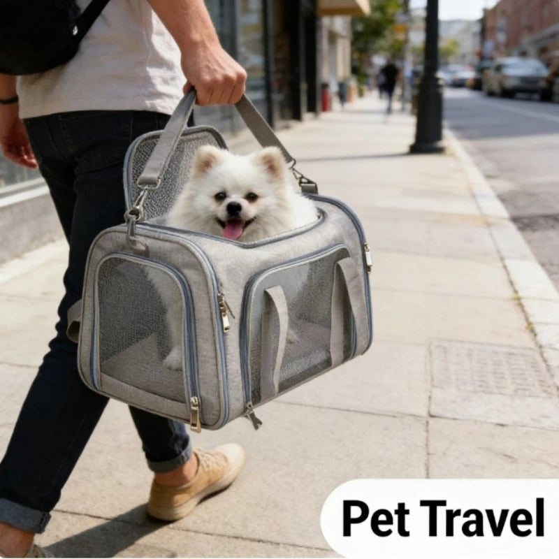 🐶 Pet Carrier Bag | Comfortable, Safe, and Breathable ⭐ 4.8/5 (1,200+ customers)