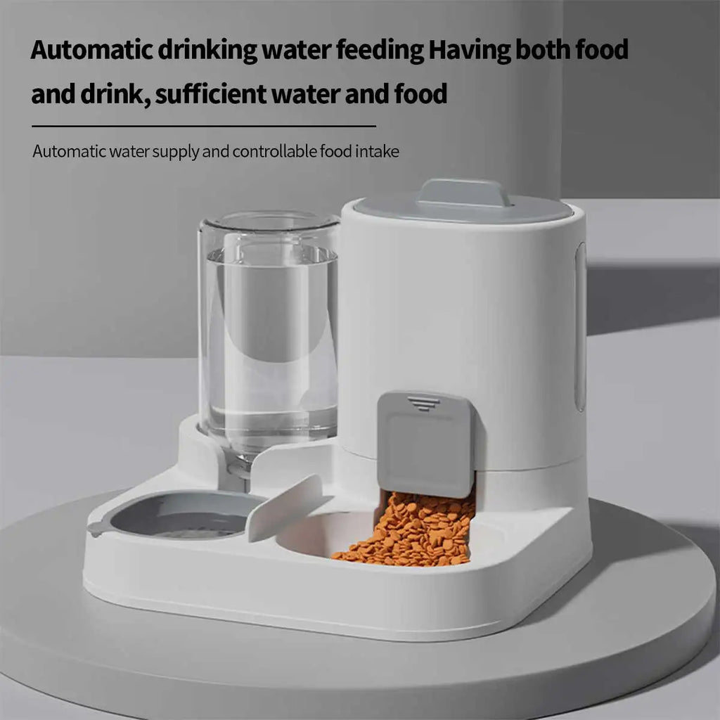 🐱 Automatic Cat Feeder with Water Dispenser | Practical, Clean, and Large Capacity ⭐ 4.7/5 (1,100+ customers)