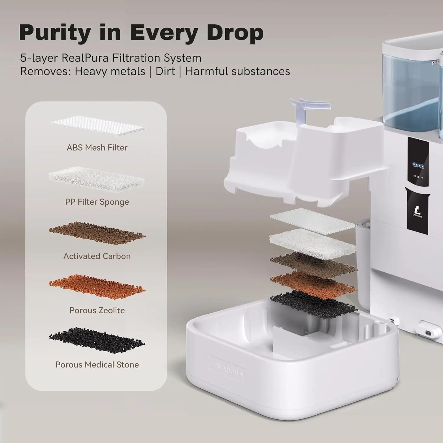 🐱🇺🇸Fontaine à eau intelligente pour chats 10L avec Wi-Fi | Autonettoyante, filtration avancée et premium ⭐ 4.9/5 (800+ clients)