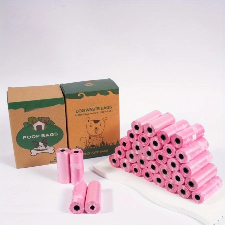 🐶 Bolsas para perros resistentes y anti-fugas (120 unidades) – Paseos limpios y sin preocupaciones