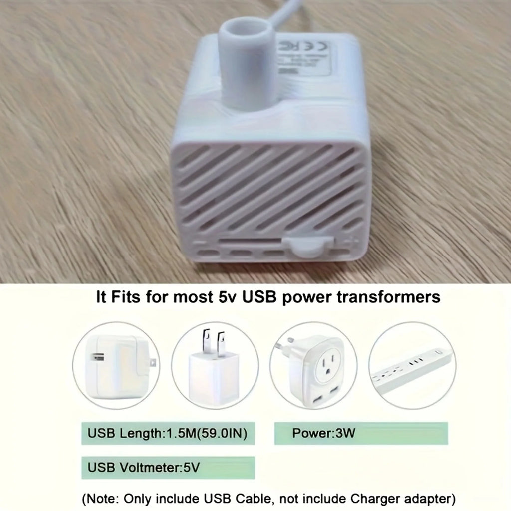 50Oz/1.5L Automatic Pet Water Dispenser, USB Powered, Silent Circulation, Small Flower Design, Suitable for Cats and Dogs of All Sizes, No Batteries Required, Durable and Easy to Clean, Suitable for Home and Commercial Use, C