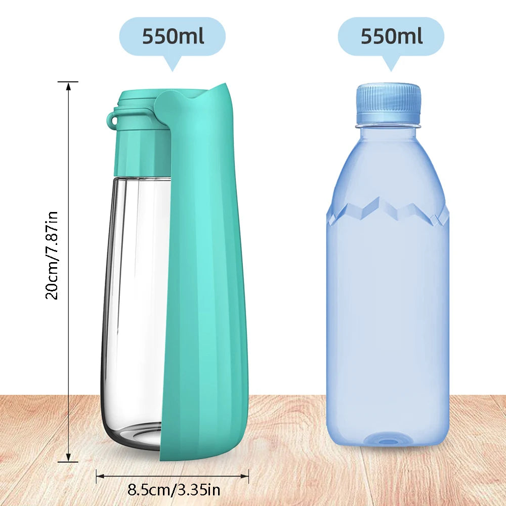🐶 Portable Dog Water Bottle with Leak-Proof System – Easy Hydration on Any Walk