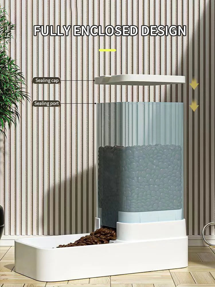 Gravity Pet Feeder and Water Dispenser, Automatic Dog Water Dispenser for Dogs Cats Pets Animals Large Capacity