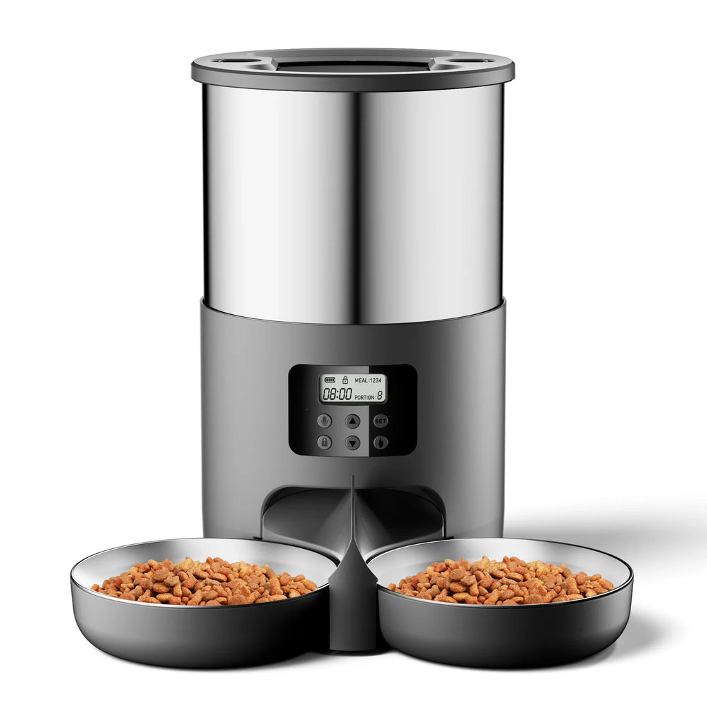 4.5L TuYa APP Automatic Pet Water Fountain Feeder Button Version Auto Cat Drink Smart Dispenser For Cats Dog Dry Food Bowl