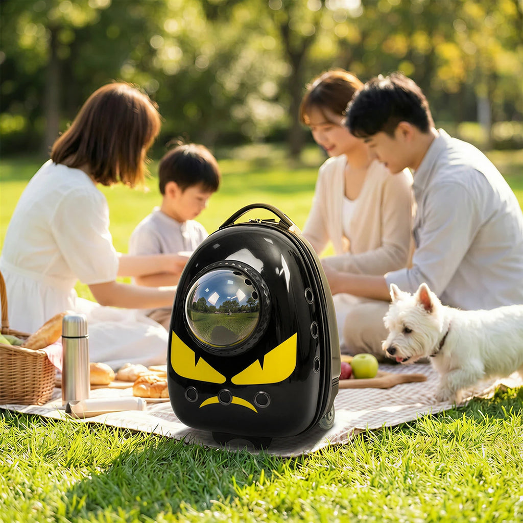 Sac à dos de transport pour chat 2 en 1, valise pour chats chiens petits chiots, sac à dos respirant pour l'extérieur, la randonnée et les voyages