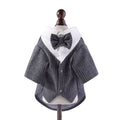 Vêtements pour chiens Gentleman, Costume de mariage, Chemise formelle pour petits chiens, Nœud papillon, Smoking, Tenue pour animaux de compagnie, Costume de Noël pour Teddy, Poméranien