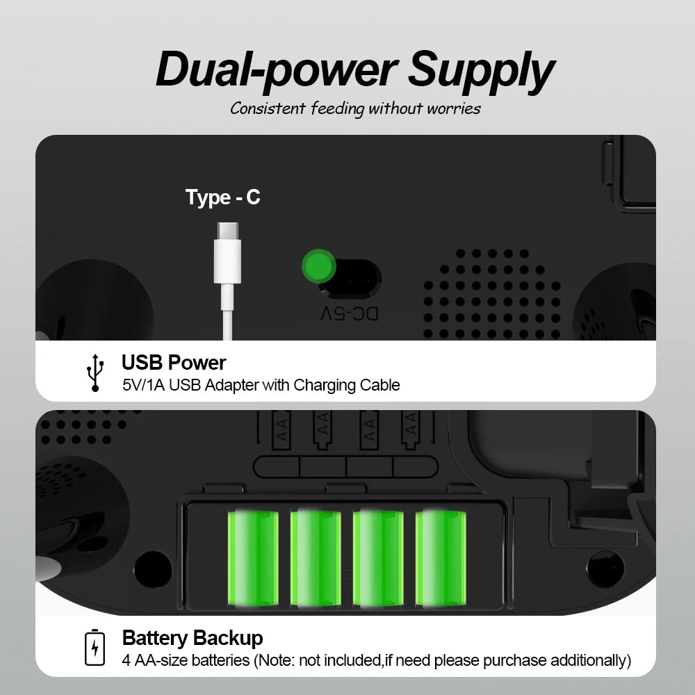 Smart Pet Feeder with 15CM Elevated Camera Tuya App Control for Busy Pet Owners FURPIPI Automatic Cats Dog Food Feeder Dispenser