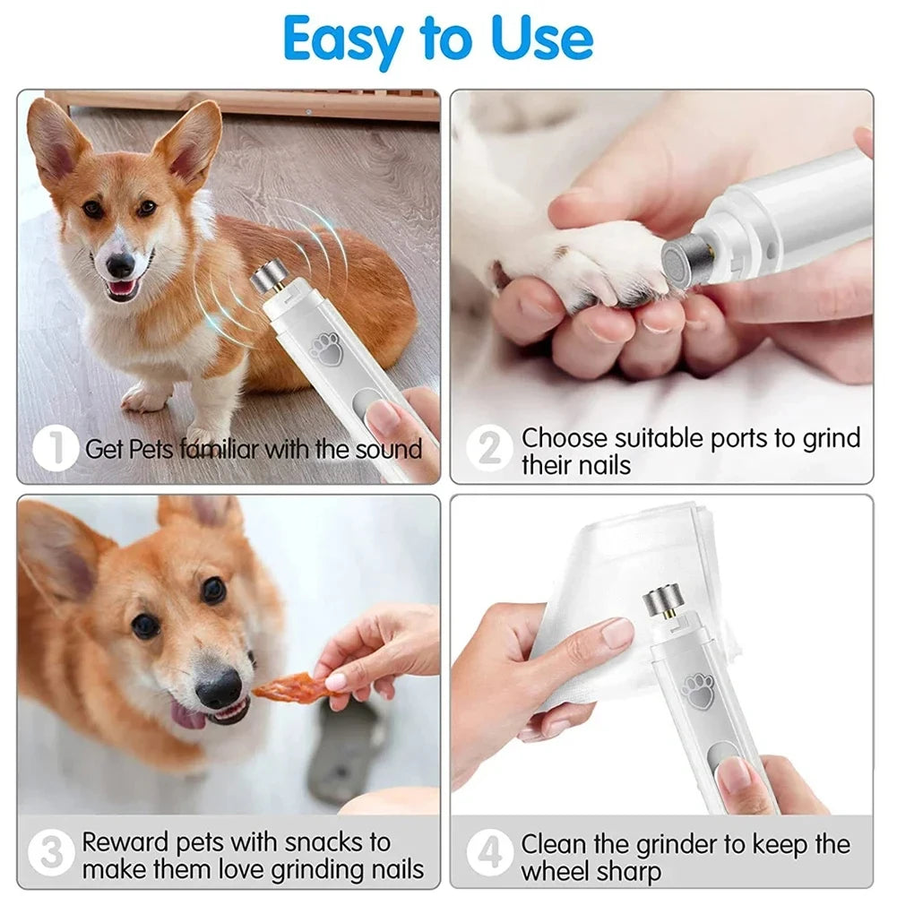 🐶 Electric dog nail grinder | Painless and no cuts ⭐ 4.8/5 (1,200+ customers)