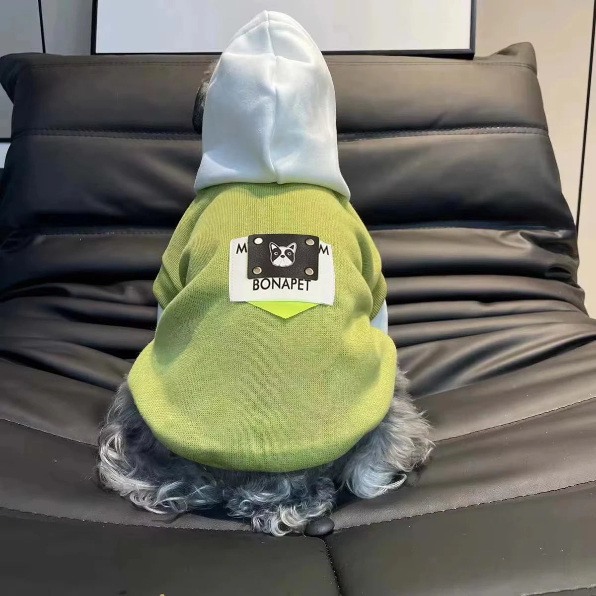 Vêtements pour chiens Hiver Chien Sweat à Capuche Chaud Bouledogue Français Chiot Manteaux pour Petits Chiens Moyens Costume pour Animaux de Compagnie Chihuahua Carlin