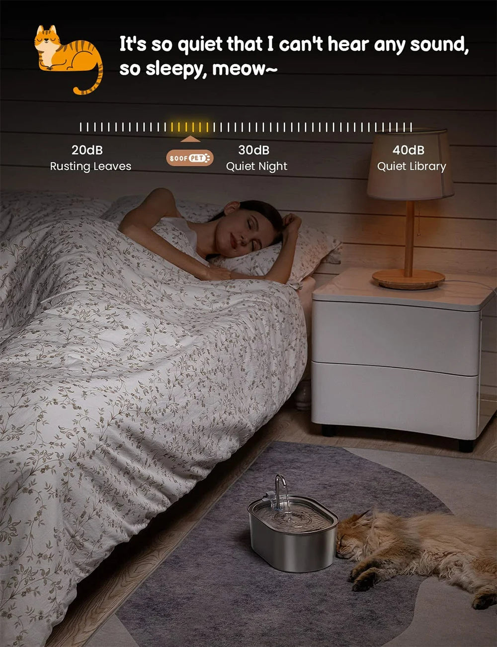 Fontaine à eau intelligente pour chat, abreuvoir automatique pour chats, distributeur d'eau pour animaux de compagnie, fontaine à boire pour chats et chiens