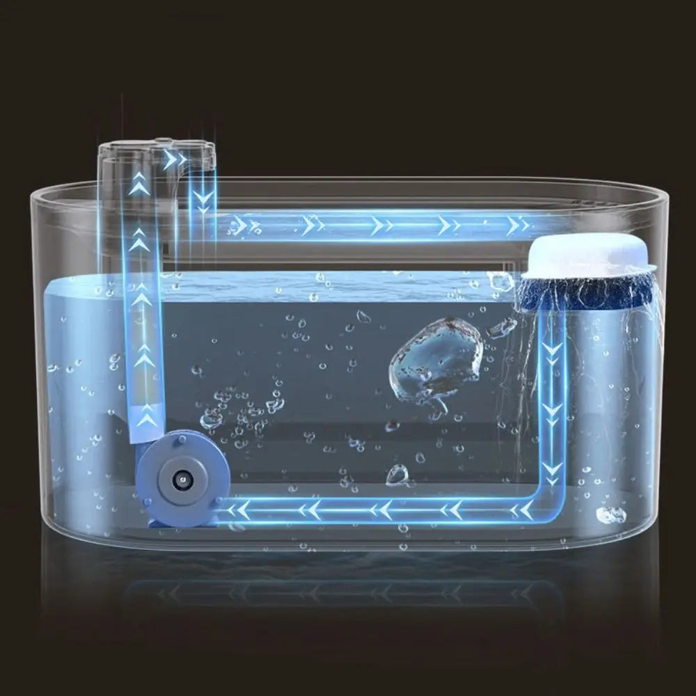 Distributeur d'eau intelligent pour animaux de compagnie 3L Circulation intelligente pour chat, abreuvoir automatique USB silencieux pour animaux de compagnie, bol d'eau pour chien