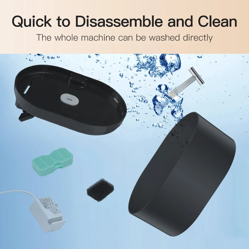 🐱 Automatic Cat Water Fountain 2.2L | Silent, filtered, and always fresh ⭐ 4.8/5 (2,300+ customers)