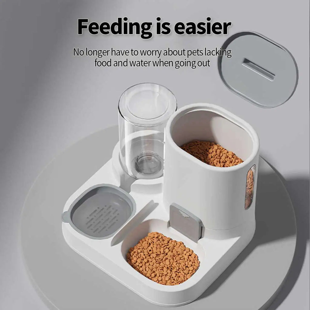 🐱 Automatic Cat Feeder with Water Dispenser | Practical, Clean, and Large Capacity ⭐ 4.7/5 (1,100+ customers)