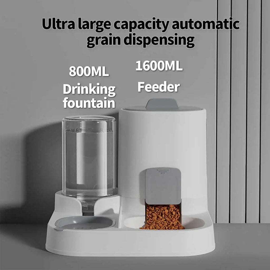 🐱 Automatic Cat Feeder with Water Dispenser | Practical, Clean, and Large Capacity ⭐ 4.7/5 (1,100+ customers)