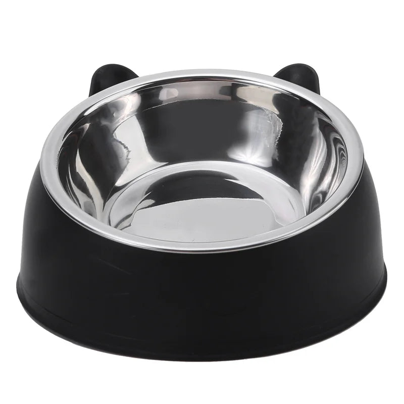 🐱 Inclined Stainless Steel Cat Bowl | Anti-tip, Comfortable, and Durable ⭐ 4.8/5 (2,100+ customers)