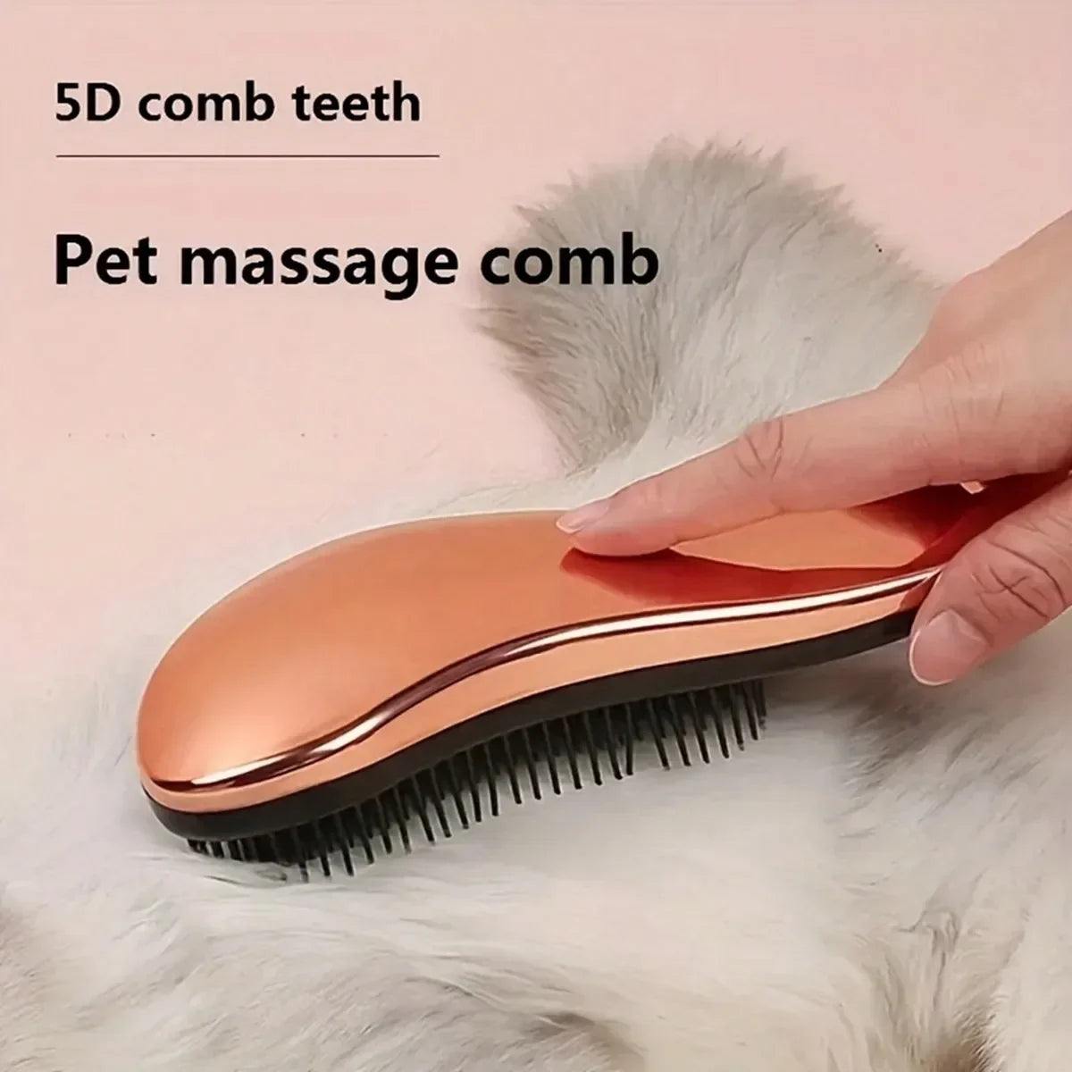 2-in-1 Dog Grooming Comb and Massage Brush Removes Hair and Relaxes Your Pet, Perfect for Bath Time, Floating Design for Easy Use