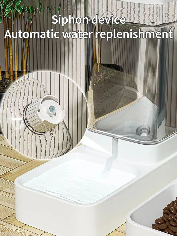 Gravity Pet Feeder and Water Dispenser, Automatic Dog Water Dispenser for Dogs Cats Pets Animals Large Capacity