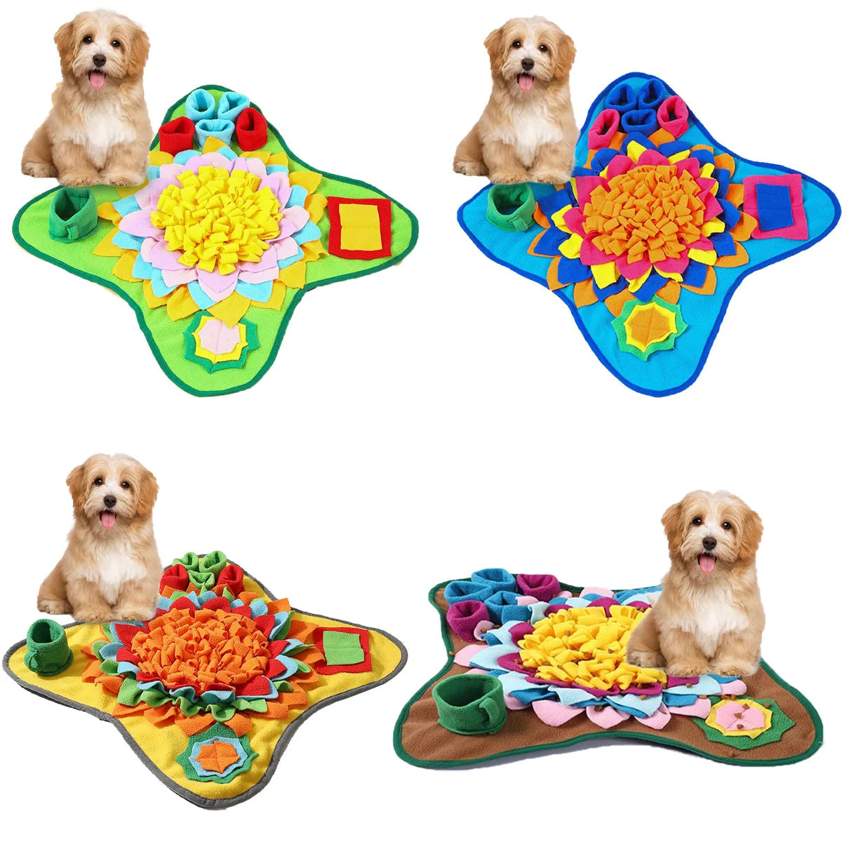 🐶 Interactive Dog Snuffle Mat – Reduces Stress and Stimulates Their Mind