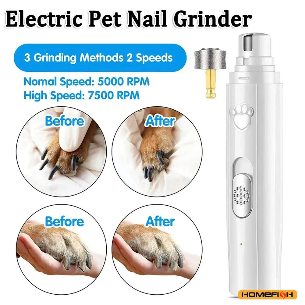 🐶 Electric dog nail grinder | Painless and no cuts ⭐ 4.8/5 (1,200+ customers)