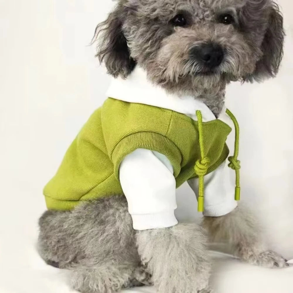 Dog Clothes Winter Dog Hooded Sweatshirt Warm French Bulldog Puppy Coats for Small Medium Dogs Pet Costume Chihuahua Pug