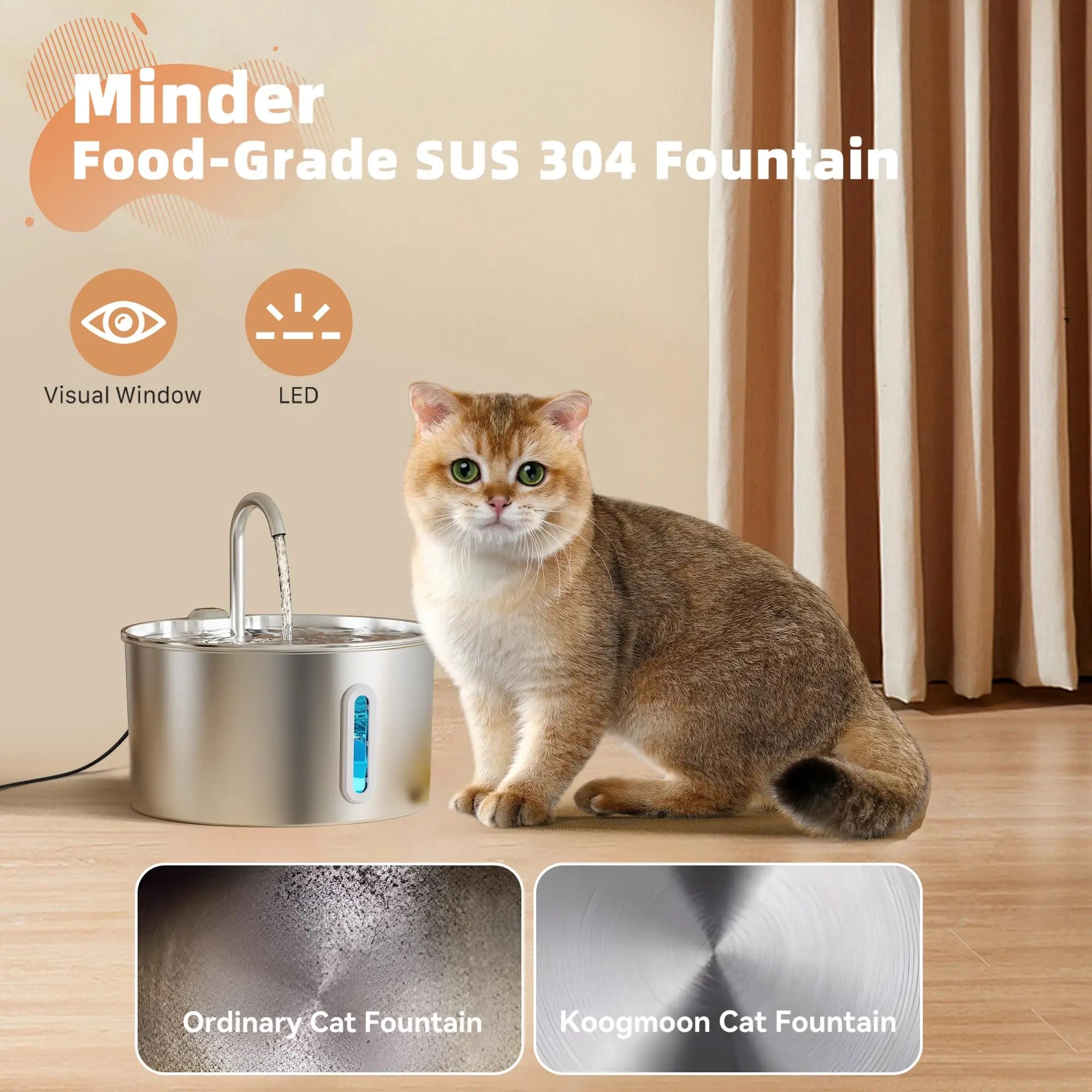 4.5L TuYa APP Automatic Pet Water Fountain Feeder Button Version Auto Cat Drink Smart Dispenser For Cats Dog Dry Food Bowl