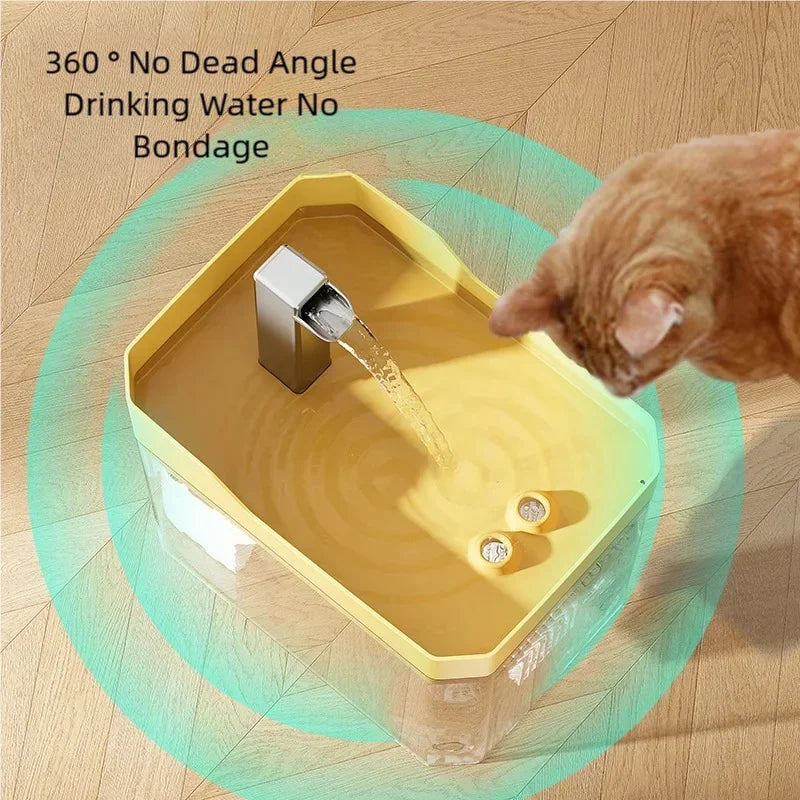 🐱 Automatic Cat Water Fountain | Quiet, filtered, and large capacity ⭐ 4.7/5 (1,800+ customers)
