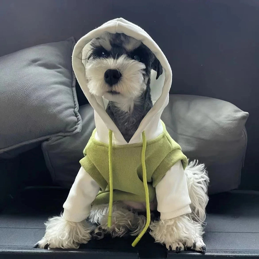 Dog Clothes Winter Dog Hooded Sweatshirt Warm French Bulldog Puppy Coats for Small Medium Dogs Pet Costume Chihuahua Pug